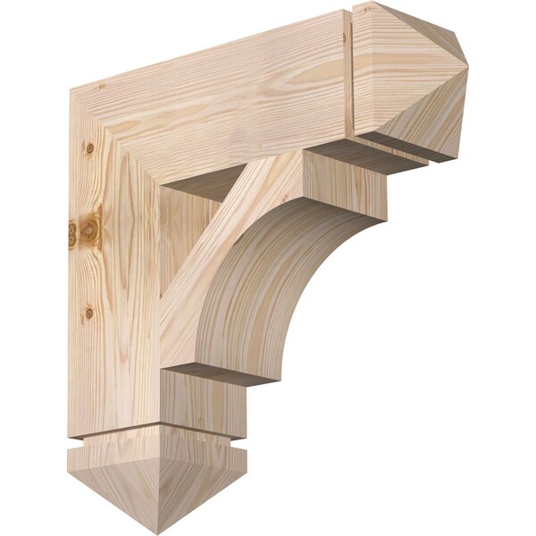 Ekena Millwork Westlake Arts & Crafts Smooth Bracket, Douglas Fir, 5 1/2"W x 20"D x 20"H BKT06X20X20WTL03SDF - main
